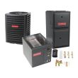 2 Ton 13 SEER 96% AFUE 80,000 BTU Goodman Gas Furnace and Air Conditioner System - Vertical