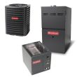 2 Ton 13 SEER 80% AFUE 60,000 BTU Goodman Gas Furnace and Air Conditioner System - Upflow