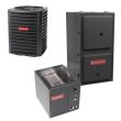 2 Ton 13 SEER 97% AFUE 100,000 BTU Goodman Gas Furnace and Air Conditioner System - Upflow