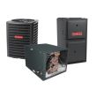 3 Ton 13 SEER 96% AFUE 40,000 BTU Goodman Gas Furnace and Air Conditioner System - Horizontal