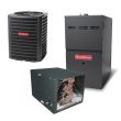 2.5 Ton 13 SEER 80% AFUE 60,000 BTU Goodman Gas Furnace and Air Conditioner System - Horizontal