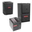 1.5 Ton 14 SEER 97% AFUE 100,000 BTU Goodman Gas Furnace and Air Conditioner System - Upflow