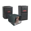 2.5 Ton 14 SEER 96% AFUE 100,000 BTU Goodman Gas Furnace and Air Conditioner System - Horizontal