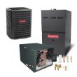 3 Ton 14 SEER 80% AFUE 80,000 BTU Goodman Gas Furnace and Air Conditioner System - Horizontal