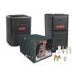 2.5 Ton 14 SEER 97% AFUE 100,000 BTU Goodman Gas Furnace and Air Conditioner System - Horizontal