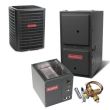 1.5 Ton 15 SEER 96% AFUE 120,000 BTU Goodman Gas Furnace and Air Conditioner System - Upflow