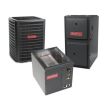 3 Ton 14.5 SEER 96% AFUE 80,000 BTU Goodman Gas Furnace and Air Conditioner System - Vertical