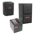 1.5 Ton 15.5 SEER 97% AFUE 60,000 BTU Goodman Gas Furnace and Air Conditioner System - Upflow