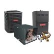 3 Ton 15 SEER 80% AFUE 80,000 BTU Goodman Gas Furnace and Air Conditioner System - Horizontal