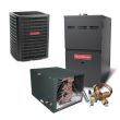 2.5 Ton 15 SEER 80% AFUE 80,000 BTU Goodman Gas Furnace and Air Conditioner System - Horizontal