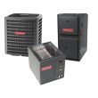 3 Ton 16 SEER 96% AFUE 120,000 BTU Goodman Gas Furnace and Air Conditioner System - Vertical
