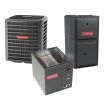 3 Ton 16 SEER 97% AFUE 120,000 BTU Goodman Gas Furnace and Air Conditioner System - Vertical