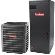3 Ton 17 SEER2 Two Stage Goodman Heat Pump Air Conditioner System - Multi-Positional - GLZT7CA3610 / AMVT42CP1300