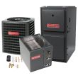 3 Ton 14 SEER 96% AFUE 60,000 BTU Goodman Gas Furnace and Heat Pump System - Downflow