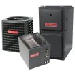 3 Ton 14 SEER 96% AFUE 100,000 BTU Goodman Gas Furnace and Heat Pump System - Downflow