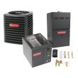 1.5 Ton 15 SEER 80% AFUE 80,000 BTU Goodman Gas Furnace and Heat Pump System - Upflow