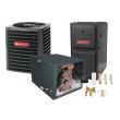2 Ton 14.5 SEER 96% AFUE 60,000 BTU Goodman Gas Furnace and Heat Pump System - Horizontal