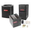 3.5 Ton 15 SEER 96% AFUE 100,000 BTU Goodman Gas Furnace and Heat Pump System - Vertical