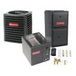 2.5 Ton 14.5 SEER 97% AFUE 80,000 BTU Goodman Gas Furnace and Heat Pump System - Vertical
