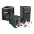 3 Ton 14.5 SEER 96% AFUE 100,000 BTU Goodman Gas Furnace and Heat Pump System - Horizontal