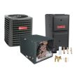 3 Ton 17.5 SEER 98% AFUE 80,000 BTU Goodman Gas Furnace and Heat Pump System - Horizontal
