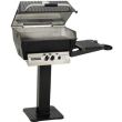Broilmaster H3X Natural Gas Grill On Black Deck Mount Base with Optional Conversion Kit - H3PK3N / BCK1011