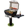 Broilmaster H4X Natural Gas Grill On Black In Ground Post with Optional Conversion Kit - H4PK2N / BCK1011