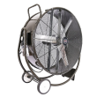 Triangle Fans 36" Portable Cooler Fan - Direct Drive, 1-Speed Fan, 1/2 HP, 115V, 1-Phase, Totally Enclosed Motor - HBPC3613