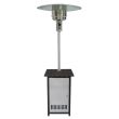 HomComfort Wicker Stand Stainless Steel Door Patio Heater