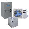 Hybrid ACiQ Extreme Series High Efficiency Inverter Heat Pump and 96% Gas Furnace System - Single-Stack Condenser 