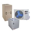Hybrid 2.5 Ton 15.5 SEER2 92% AFUE 100,000 BTU ACiQ  High Efficiency Heat Pump and Gas Furnace System | Inverter | Extreme Series - ACIQ-30-HPB / ACIQ-36-ACL / R92MSN1002120A