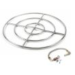HPC 36-Inch Stainless Steel Round Burner Kit With Flex, Valve, Key, And Fittings - FPS36HC KIT-B