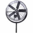 Triangle Fans 54" Gray JetAire High Velocity Fan Belt Drive, 230V 3-Phase 3 HP 1 Speed with Oscillator - HV5418OC-Y