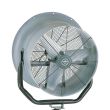Triangle Fans 30" HV Direct Drive JetAire High Velocity Fan Gray Housing 1/2 HP 230V 1 Phase With an Oscillator