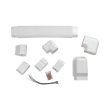 White Line Set Cover Guard – Complete Wall Duct Kit (12 ft.)