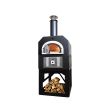 Chicago Brick Oven-750 Dual Fuel Commercial With Stand - CBO-O-STD-750-HYB-Commercial