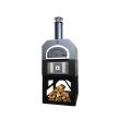 Chicago Brick Oven-750 Dual Fuel Commercial With Stand - CBO-O-STD-750-HYB-Commercial