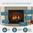 Majestic Quartz 32" Direct Vent Gas Fireplace - QUARTZ32