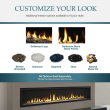Majestic Echelon II See Through 36" Direct Vent Gas Fireplace with Remote Control - ECHEL36STIN