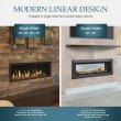Majestic Echelon II 48" See Through Direct Vent Gas Fireplace with Remote - ECHEL48STIN