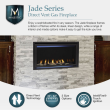 Majestic Jade 42" Linear Direct Vent Gas Fireplace - JADE42
