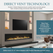 Majestic Echelon II 36" Linear Direct Vent Gas Fireplace with Remote - ECHEL36IN