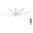 iLIVING 6Ft BLDC HVLS Ceiling Fan 9,900 CFM Covers 1,400 Sq Ft 120V with IR Remote Included - ILG8HVLS72