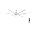 iLIVING 7Ft BLDC HVLS Ceiling Fan 11,839 CFM Covers 3,000+ Sq Ft 120V with IR Remote Included - ILG8HVLS88