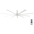 iLIVING 8Ft BLDC HVLS Ceiling Fan 12,312 CFM Covers 5000+ Sq Ft 120V with IR Remote Included - ILG8HVLS96