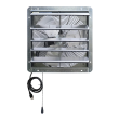 iLIVING 18 inch Wall Mounted Shutter Exhaust with 3 Speed Thermostat - ILG8SF18V-T