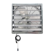 iLIVING 24 inch Wall Mounted Shutter Exhaust with 2 Speed Thermostat - ILG8SF24V-T