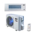 ACiQ 6,000 BTU 23 SEER Platinum Single Zone Slim Ceiling Cassette Mini Split System | Extreme Series - ACIQ-09ZPL-HP230B / SCC-0609-HH-M / SCC-GRILLE-0618 - 6k Unit