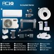 24,000 BTU ACiQ Essentials 21 SEER2 Single Zone Wall Mounted Mobile Home Mini Split Heat Pump System - R454B | White | 230V - ACIQ-K24Z-HP230B / ACIQ-K24W-W-HP230B-MH