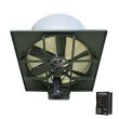 Coolair 48" Upblast Axial Roof Exhaust Fan Belt Drive with VFD Controller 38598 CFM 7.5 HP 3 Phase - JBHX48R-7.5-3P / E510-208-H3-U